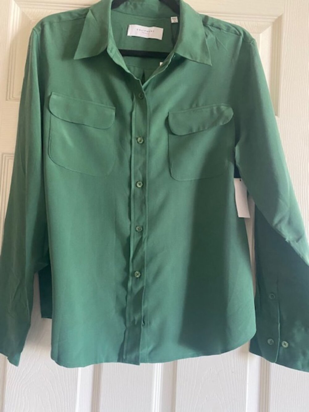 Equipment button down blouse